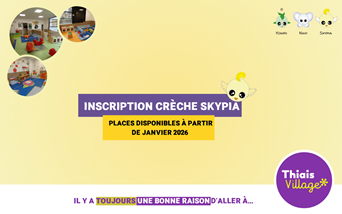 Places en crèche disponibles à partir de janvier 2026 – Inscriptions ouvertes !